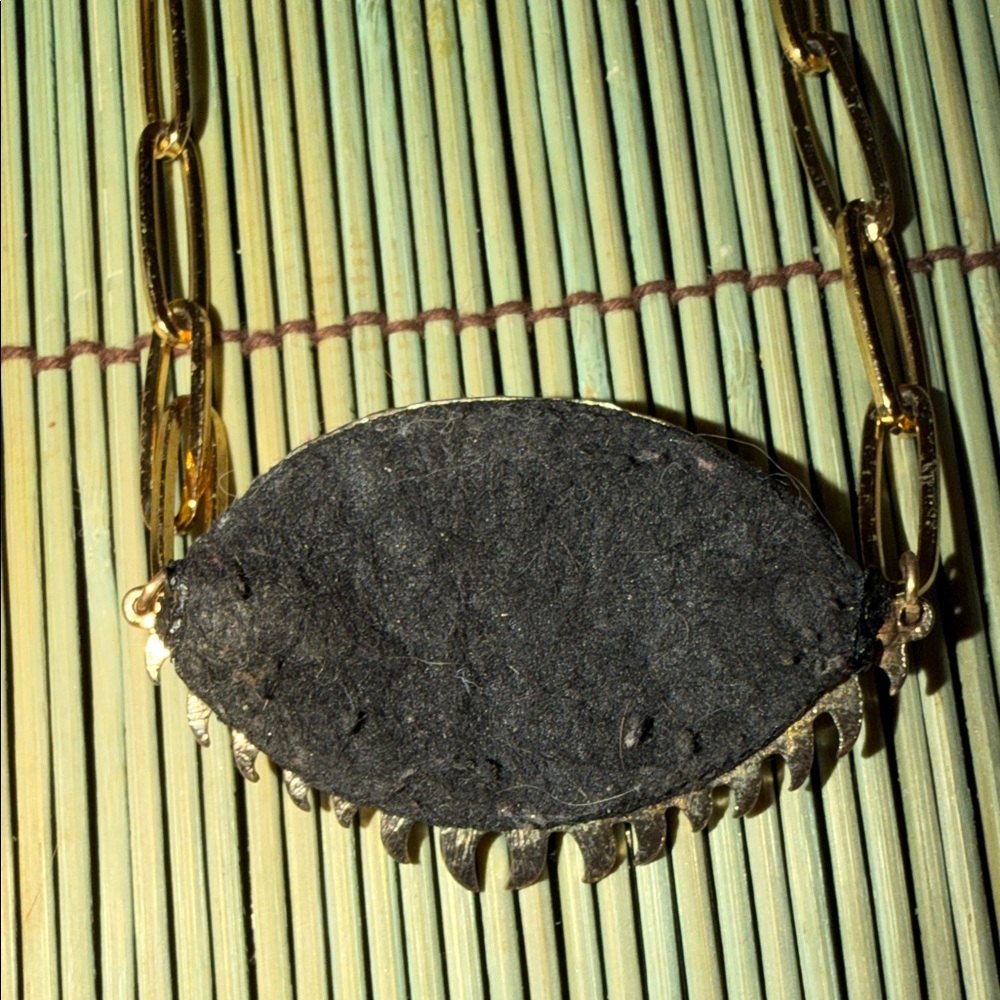 Gold Evil Eye Necklace and Bracelet/Ring Set - Picture 6 of 10